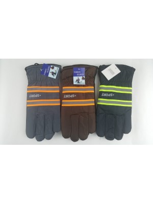 [G15] Gants sport avec bandes fluo