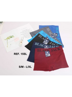 [15SL] Boxers nylon BLACKJACK unis