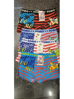 [2536] Boxers à imprimé avion + drapeau amérique