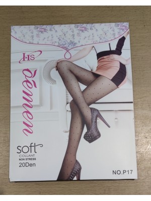 [P17] Collants à motifs pois
