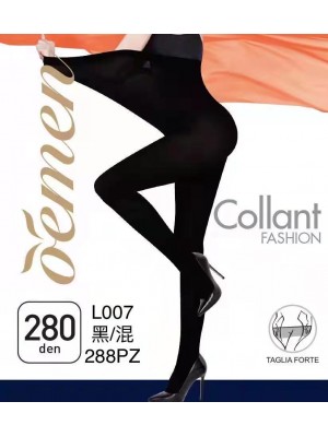 [L-007] Collants NOIR tailles fortes