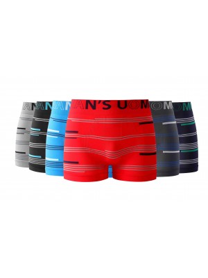 [4201] Boxers polyamide homme à rayures horizontales