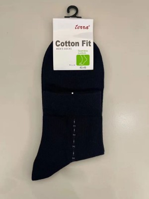 [MH10101 C] Chaussettes noires coton homme