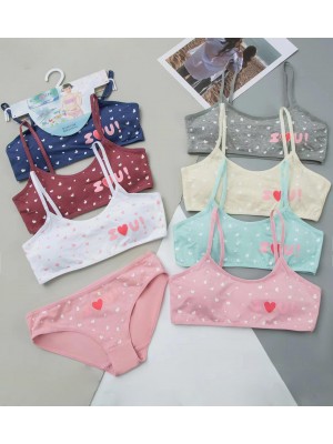 [02-2126] Ensembles brassière + culotte fille