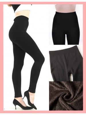 [SL9130] Leggings NOIR molletonnés pour femme