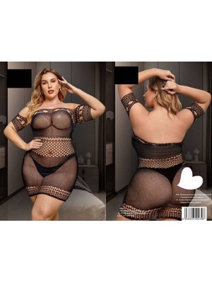[S-1201] Bodystocking femme grande taille