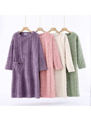 [3289] Robe de chambre femme (couleurs aléatoires)