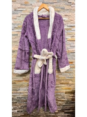 [3276-MAUVE] Peignoirs femme en mauve