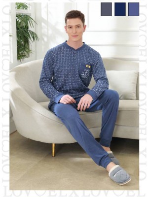 [M3301] Ensembles polaire pyjama homme + pantalon