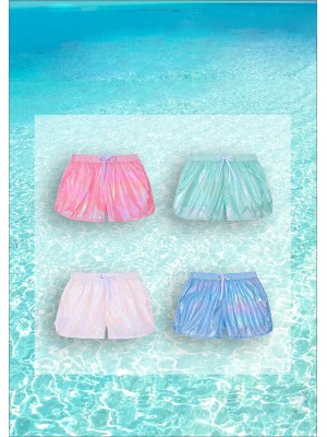 [18902] Shorts de plage femme brillant