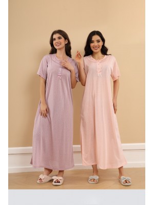 [F5033] Robe de chambre femme en coton (3 couleurs)