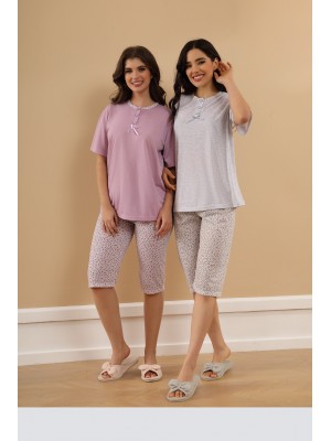 [F2081] Ensembles pyjama + pantalon femme en coton