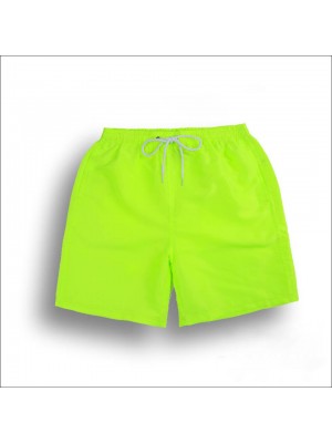 [18101] Shorts de plage homme couleur vert fluo