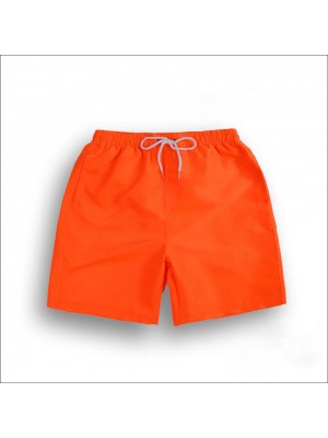 [18102] Shorts de plage homme couleur orange fluo