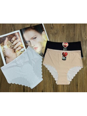 [55037] CULOTTES FEMME TAILLE HAUTE EN POLYAMIDE