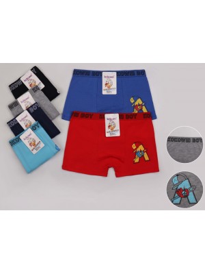 [X9431] Boxers en coton pour garçons - 12 pièces