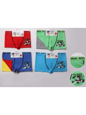 [X9377] Boxers en coton pour garçons - 12 pièces
