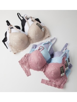 [0084D-6C] Soutifs bonnet D avec mousse et armature (6 couleurs)