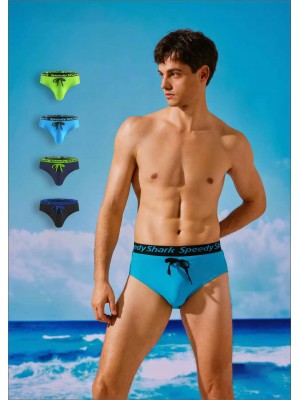 [F9332] Slips de bain homme avec double ceinture