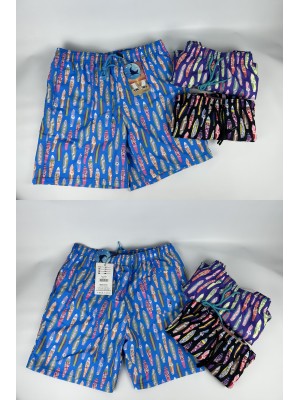 [F8016] SHORTS DE PLAGE HOMME AVEC FILET