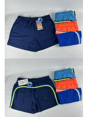 [F8007] SHORTS DE PLAGE HOMME AVEC FILET