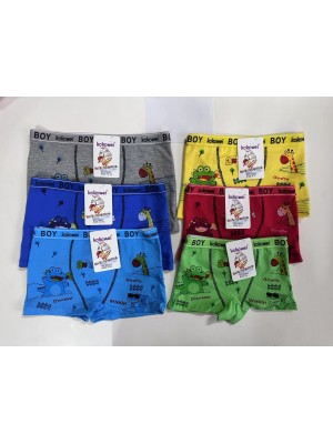 [X9683-60P] Boxers en coton pour garçons - 60 pièces