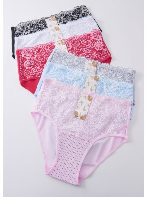 [9805] Culottes coton femme avec dentelle