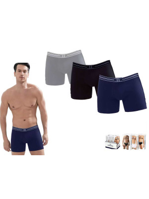 [3106-3C] Boxers coton avec packaging individuel en boite