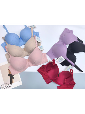 [09247DD-6C] Soutifs bonnet DD avec armature et mousse (mix 6 couleurs)