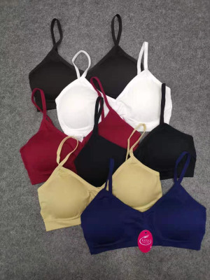 copy of [YQ3322B] Brassières unies à bretelles fines