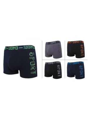 copy of [988] Boxers homme coton à imprimé feuilles monstera