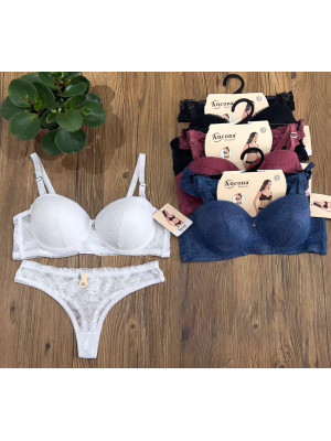 [70758B] Ensembles soutif bonnet B avec string