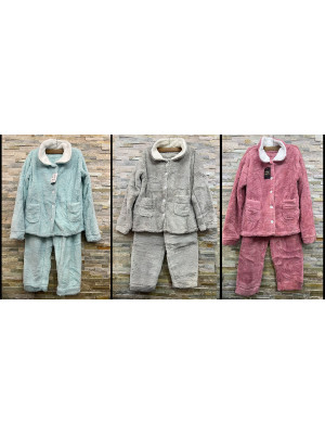 [78820] Ensembles pyjama polaire avec pantalon femme