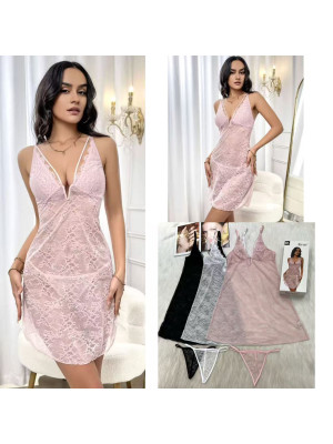[8601] Ensemble nuisette lingerie sexy avec string