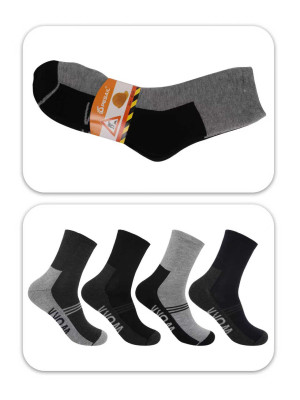 [IT3012-24P] Chaussettes homme épaisses semi-thermiques en coton