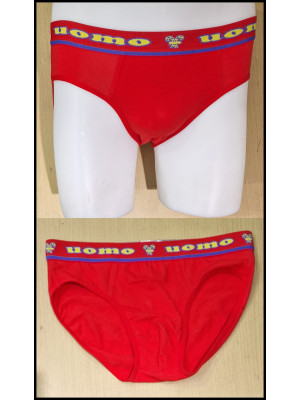 [2253] Slips unis rouge noël