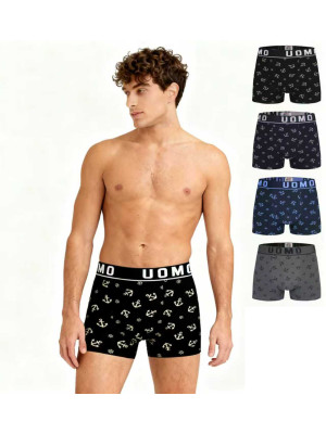 [B4218] Boxers homme en coton