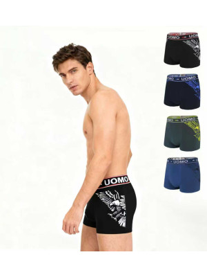 [B4215] Boxers homme en coton